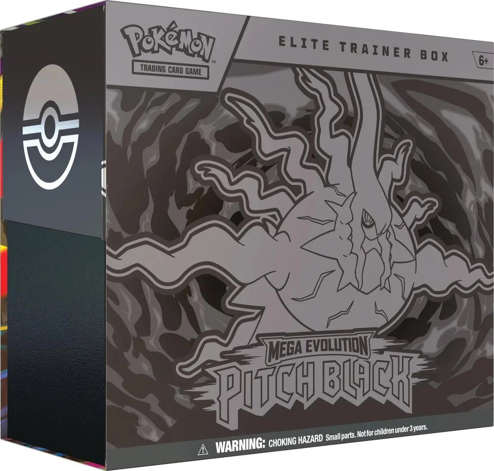 Pokémon Mega Evolution Pitch Black Elite Trainer Box – Trading Card Game Set