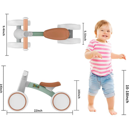 YO! TOYS Baby Balance Bike for 1 Year Old Boys Girls