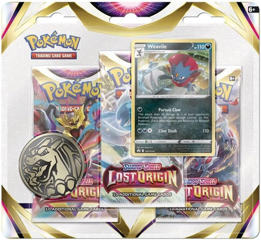 Pokémon TCG: Sword & Shield - Lost Origin 3-Pack Blister Pack