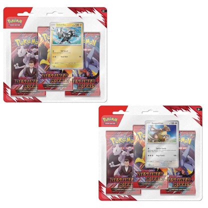 Pokémon TCG: Scarlet & Violet 10 – Destined Rivals 3-Pack  Blister Pack