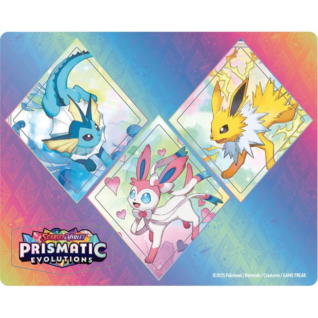 Pokémon TCG: Scarlet & Violet 8.5 –  Prismatic Evolution 3-Pack Tech Sticker Collection Pack