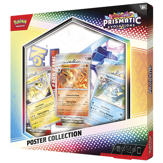 Pokémon TCG: Scarlet & Violet 8.5 – Prismatic Evolutions Poster Collection