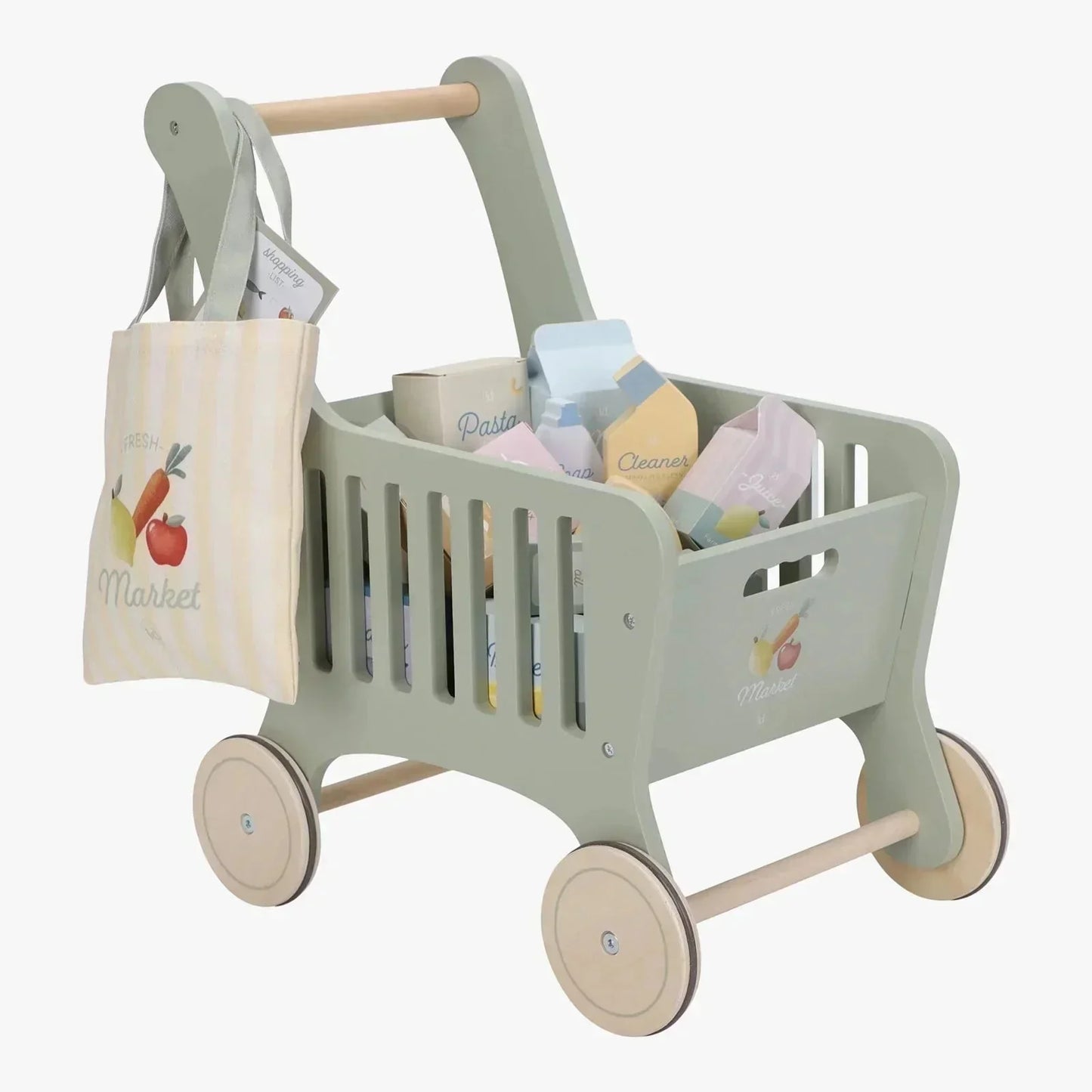 Little Dutch Wooden Shopping Cart